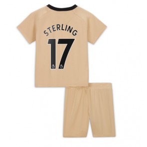 Chelsea Raheem Sterling #17 babykläder Tredje Tröja barn 2022-23 Korta ärmar (+ Korta byxor)